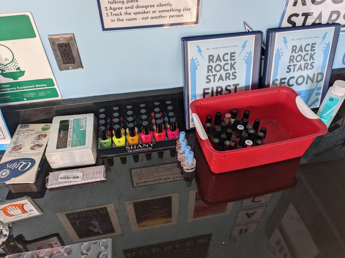 ScholarNotScore's tweet photo. Thanks @CHCSPTA for hooking us up with some new nail stuff for our monthly mini-manicures! https://t.co/8XswNPNhbk