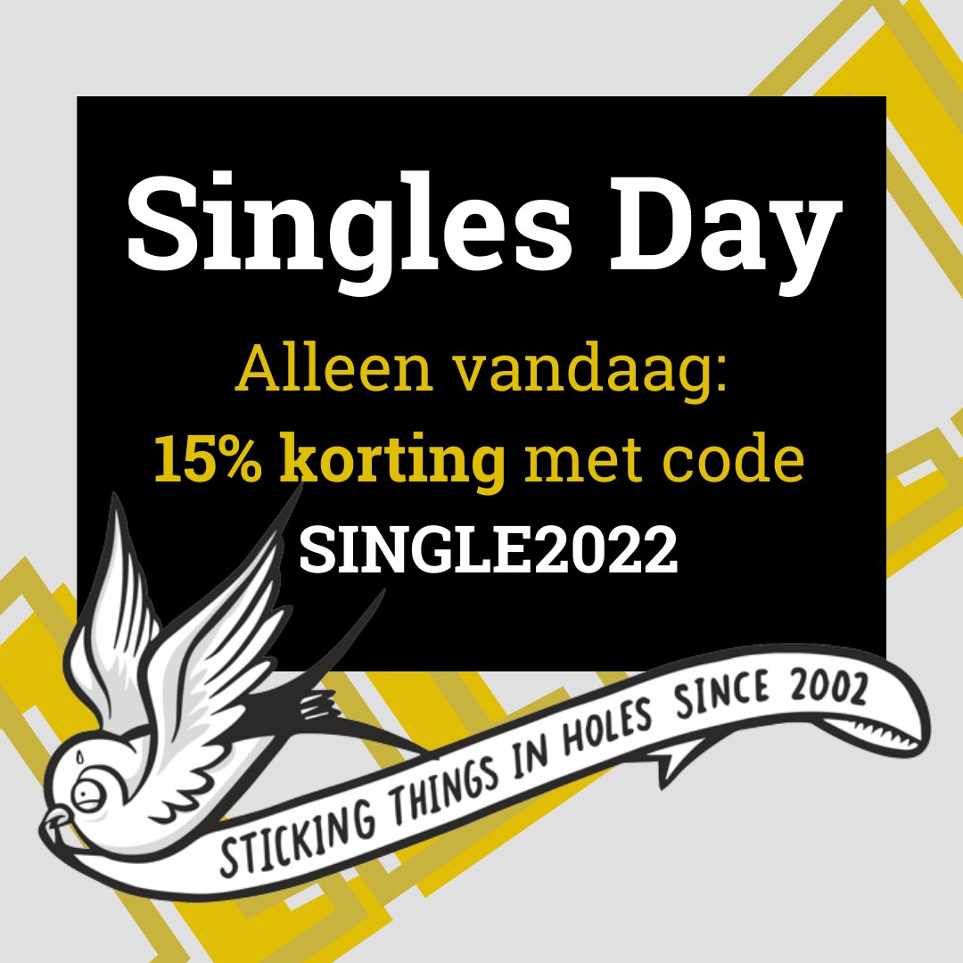 alloverpiercing's tweet photo. Singles Day is here! ✨ Gebruik couponcode SINGLE2022 bij het plaatsen van je bestelling, en je korting wordt meteen verrekend. Happy Shopping! ❤️ https://t.co/fXrmPuT9Xz
⁠
(De korting is geldig t/m 11-11-2022, niet geldig op reeds afgeprijsde artikelen) https://t.co/pfqjV6OfpT
