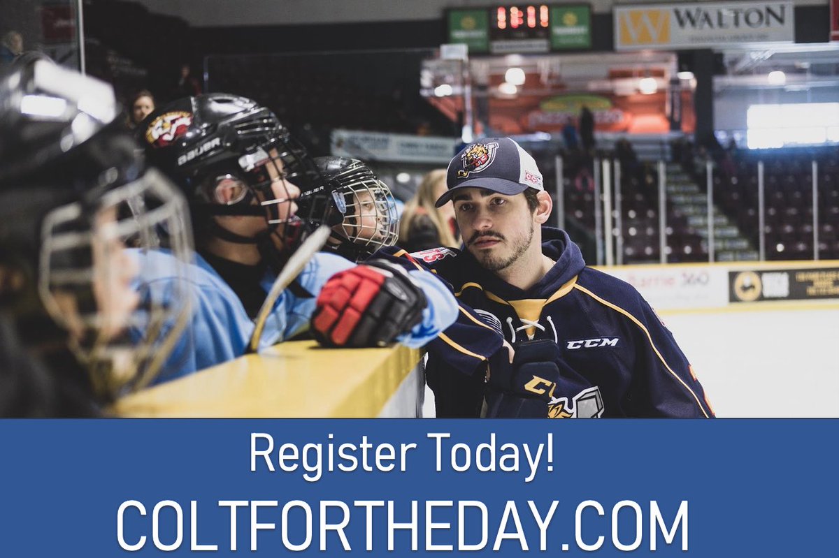 Registration is now open! Save your spot now - makes an excellent Christmas gift for the hockey player in your house. coltfortheday.com