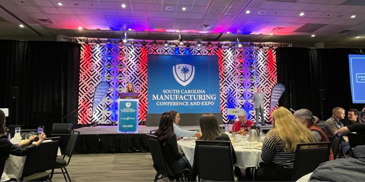 ChoateCo's tweet image. Last week, we had the honor of presenting the 25th Annual Manufacturing Excellence Awards at the @SCMFG! This award program celebrates those who are elevating the region's manufacturing industry to a higher standard. Congrats to all of this year's winners and finalists!
