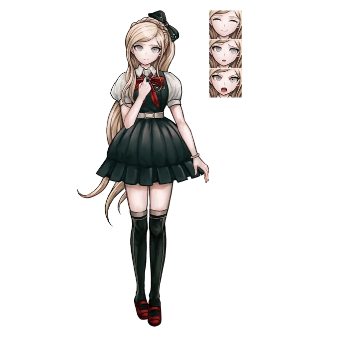 Sonia Nevermind sprites from the  x Danganronpa 2 collaboration. 