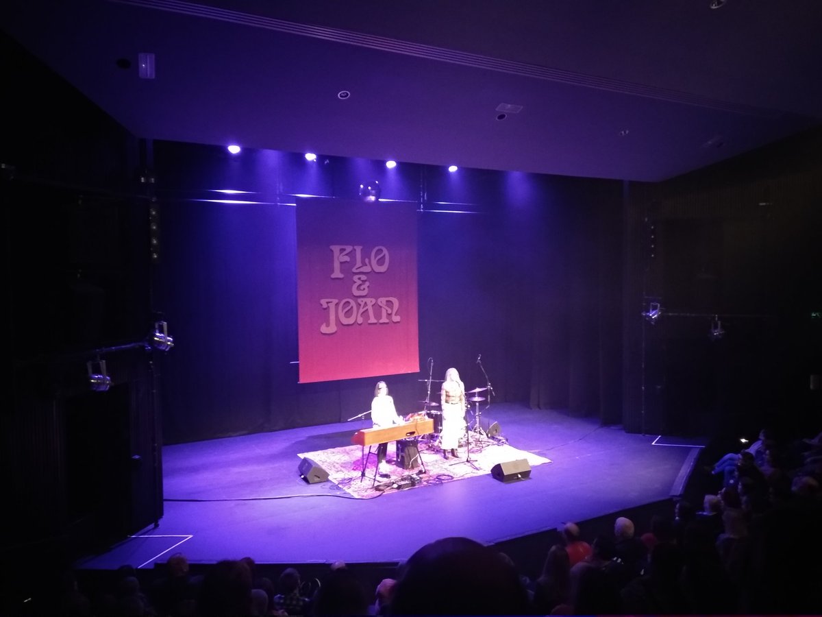 Brilliant evening with the freakishly talented and very, very funny @floandjoan Face aching from laughing so much.