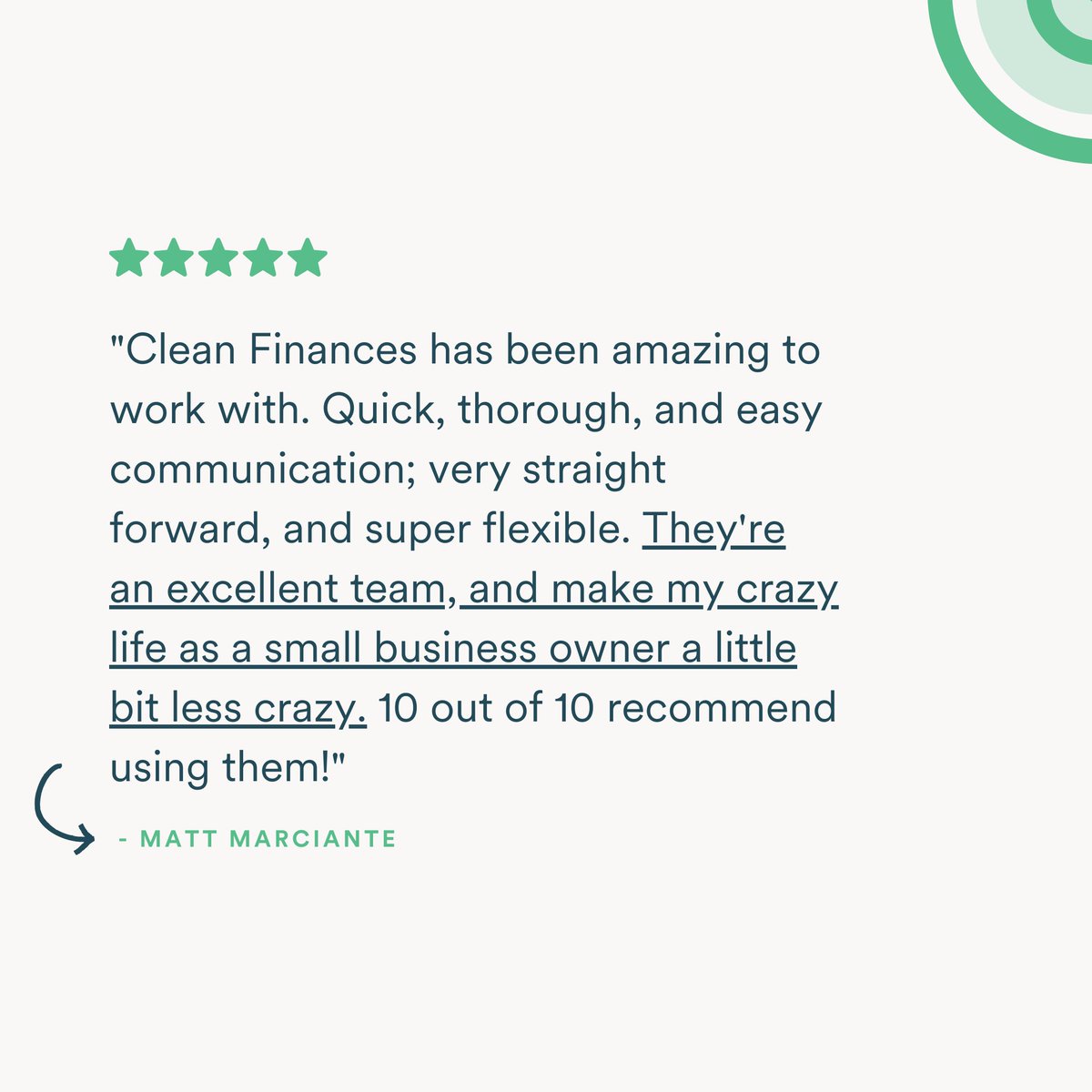 Thank you Matt for the kind words! We're so happy to have been able to help you maximize your impact. #ClientSuccess