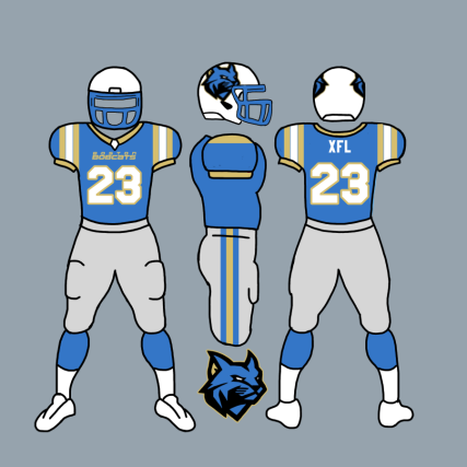 XFLBobcats's tweet photo. Our 2023 Uniforms are looking incredible #LetsPounce https://t.co/4BJtAOk1Tl