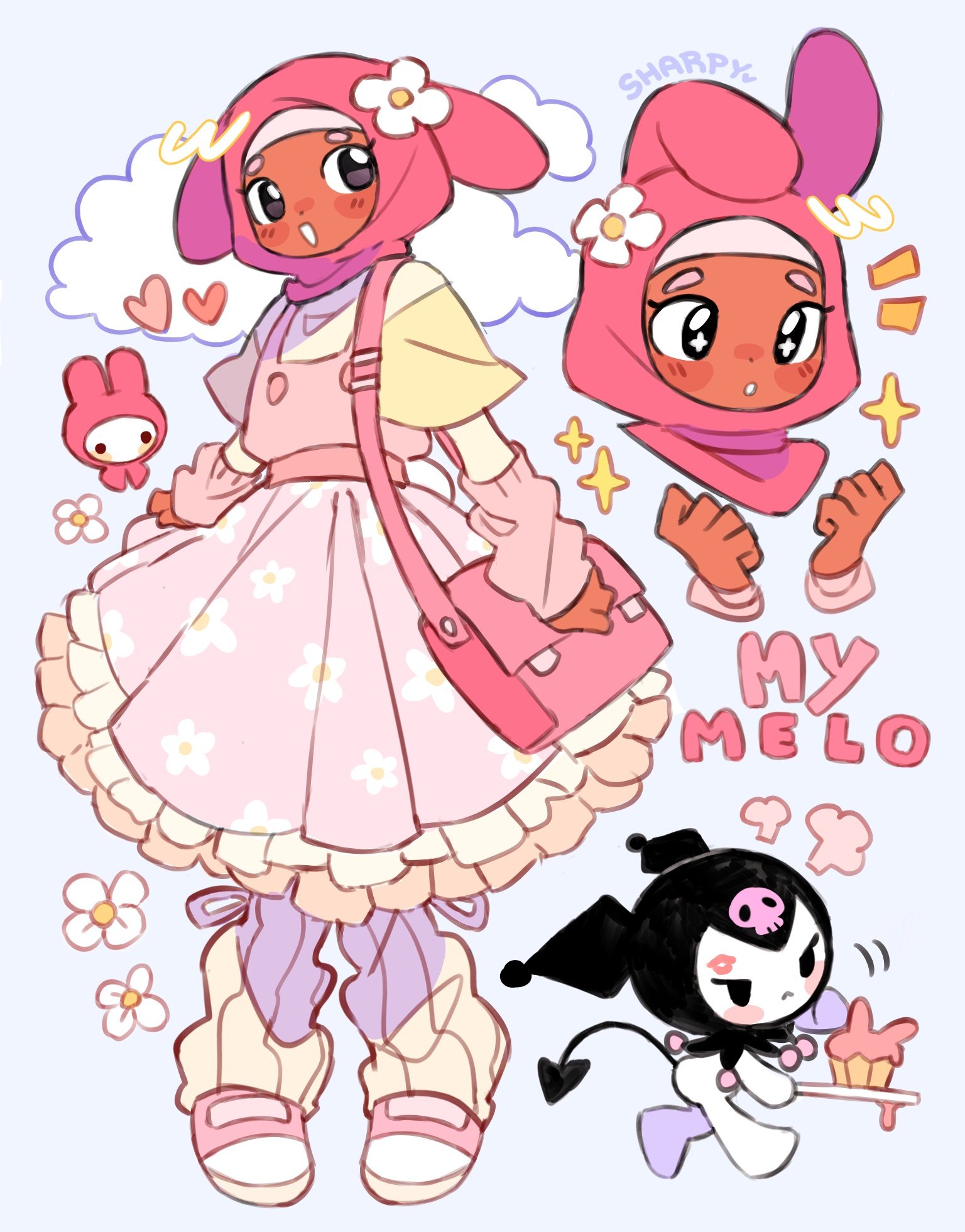 Sharpy🌱 on Twitter "another MyMelo design💕 sanrio https//t.co