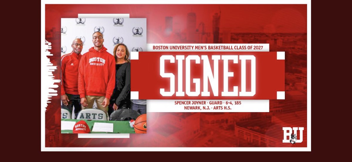 Signed!❤️🤍✍🏽 <a href="/TerrierMBB/">BU Men's Basketball</a> <a href="/artsbball/">Arts High School Boys Basketball</a>