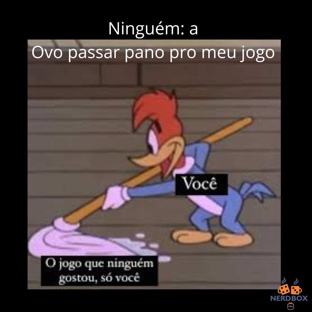 VaidaNerd's tweet image. QUEM NUNCA né? Vou ali passar pano pro meu jogo de estimação hahaha #games #nerdboxtv