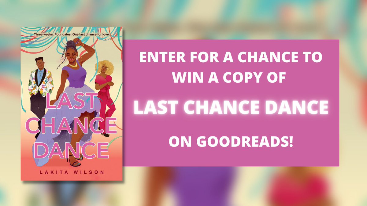 PenguinTeen's tweet photo. Enter to win a print ARC copy of the utterly charming YA romance #LastChanceDance by @LakitaWrites!
To enter: https://t.co/9osB5nvC0s https://t.co/3oN4YUMp7X