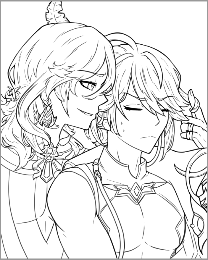 SerysahArt's tweet photo. ALMOST DONE! 👏 Ich werde einen Teil des Colorings sicherlich streamen am Sonntag, neben der Emote-Commission. Wer Bock hat, ist herzlichst eingeladen zu joinen 💜

#Genshinlmpact #GenshinArt #artistsontwitter #TwitchDE #commissionsopen https://t.co/soKSs1kTHb