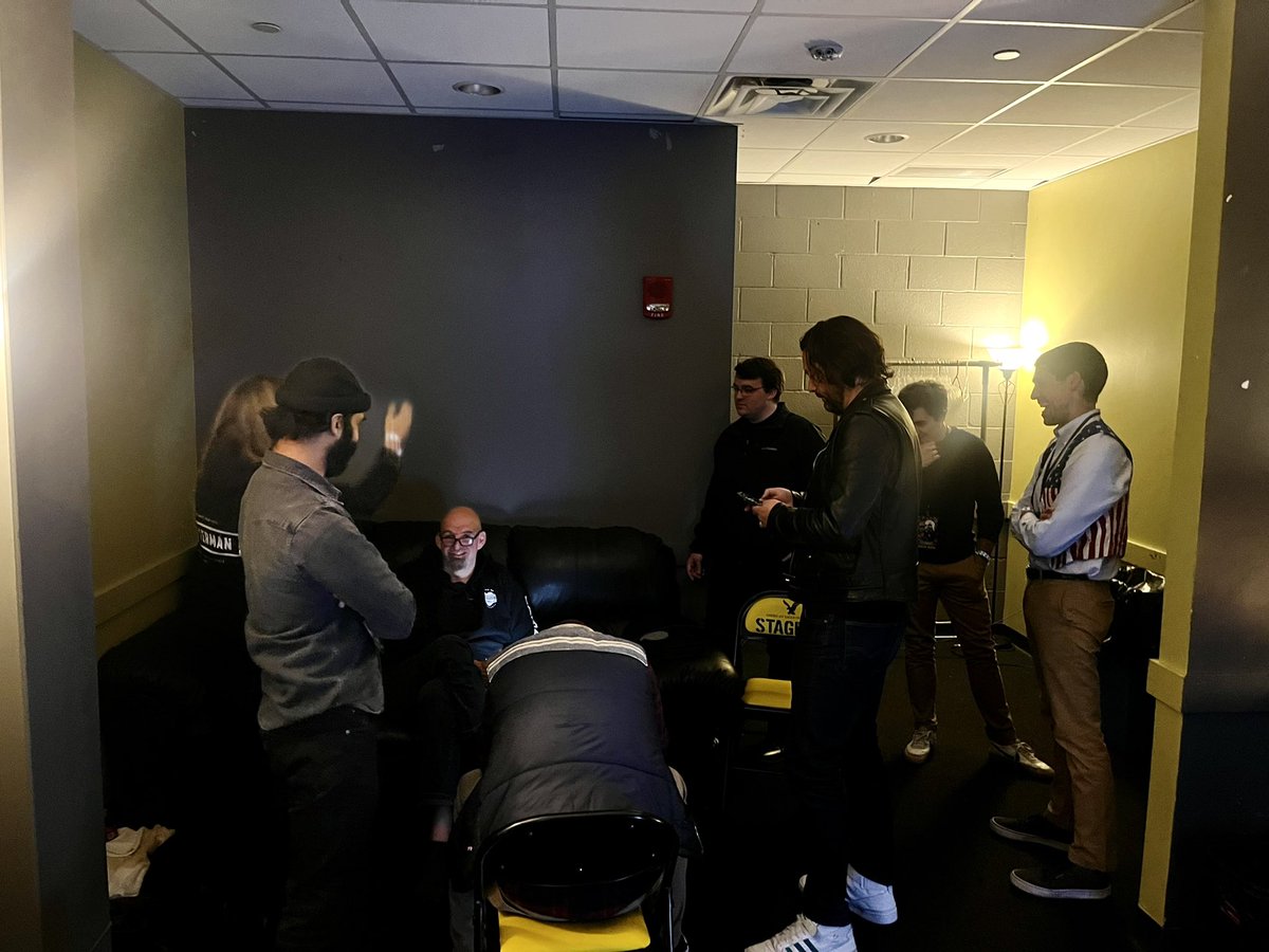 EricWStern's tweet photo. This week has been a whirlwind, but I’ll never forget the moment when @JohnFetterman learned he had been elected US Senator! 💙 (pc @giselefetterman) https://t.co/Uoe8eePJm6