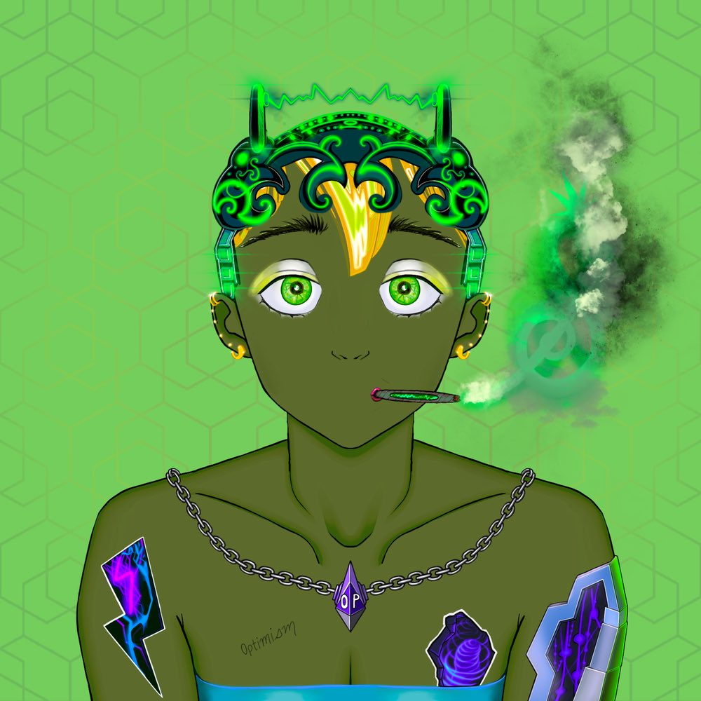 artfractalicia's tweet image. Almost 1000 Cyberpunks minted
👀🔥🔥
We are on fire now!!!
Spawn 1-5 today:
fractalvisions.art/pages/cyberpun… 🔴
On @optimismFND for .0015 eth 
👩‍🎤🧑🏿‍🎤👨‍🎤
#cyberpunk #optimismnfts #optimismnft #optimismquests #opeth #etherium #cyberpunks