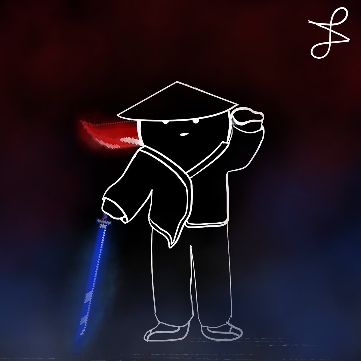 ♡태극검객 로니♡
나나랜드에서 만난
로니×길라잡이
11월 11일 빼빼로데이기념 쌍칼로
콜라보 작품이!

픽셀아트 검 제작은 제가 캐릭터는 로니님의 메인 캐릭으로 진행이 되었어요.
많은 관심 부탁드립니다 ♡
<a href="/lonnie_illustra/">lonnie</a> 
#픽셀아트 #나나랜드콜라보