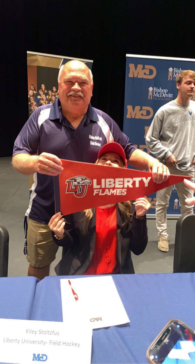 Congratulations to senior Kiley Stoltzfus for signing her letter of intent to play Division I Field Hockey at Liberty University today! We are so proud of you!!