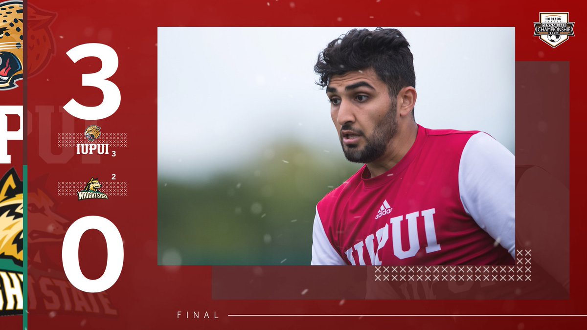 MSOC: @IUPUIMensSoccer 3, Wright State 0 - FT

No. 3 Jags upset No. 2 Raiders and will play for the #HLMSOC title against top-seeded Cleveland State on Saturday. 

Hussain - 40' (Hackaa ast)
Hackaa - 60' (Mikobi ast)
Finnegan - 75' (Hackaa ast)

#JagsROAR
