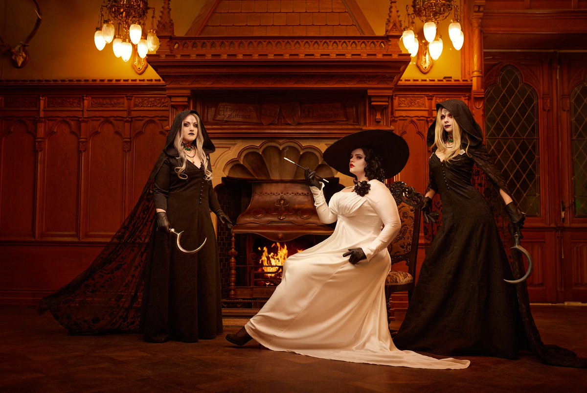 Welcome to House Dimitrescu 🔥🩸

Photo or more like artwork made by <a href="/azproductioncos/">A.Z.Production</a>
Models are <a href="/NaeniaWrites/">Naenia</a> as Bela, Toriyuca_Arts (IG) as Cassandra, me as #LadyDimitrescu #ResidentEvil
<a href="/ResidentEvil/">Resident Evil</a> <a href="/CAPCOM_Germany/">CAPCOM Germany</a>