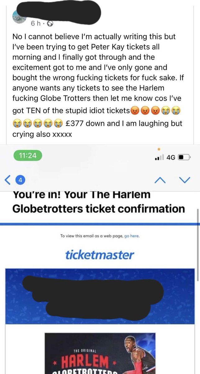 piesportsb00ze's tweet photo. To anyone who didn't get Peter Kay tickets today, it could be a lot worse…

You could be this lass on Facebook 😂 https://t.co/iY81TgKSlR