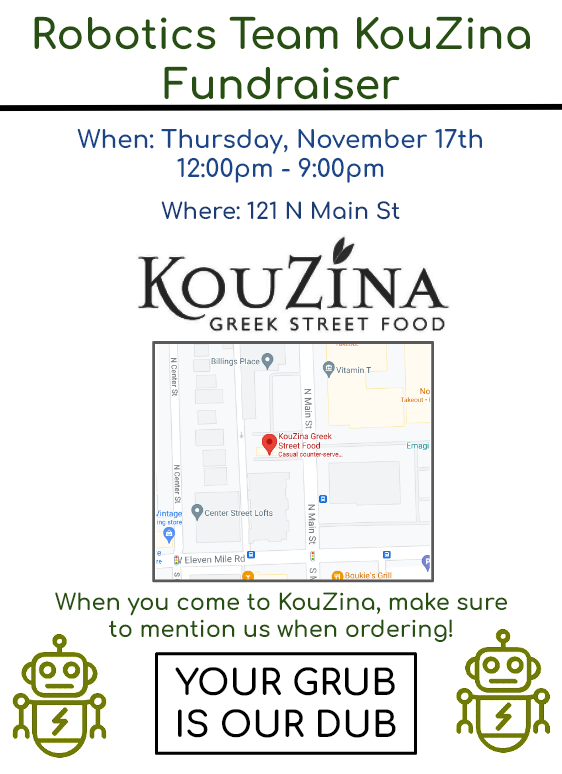247_DaBears's tweet photo. Show your support for our team by visiting Kouzina Greek Street Food in Royal Oak on Thursday November 17th. We'd love to see you there!! https://t.co/h2TkvhjLpY