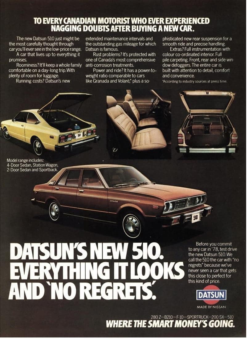 Who had a Datsun?