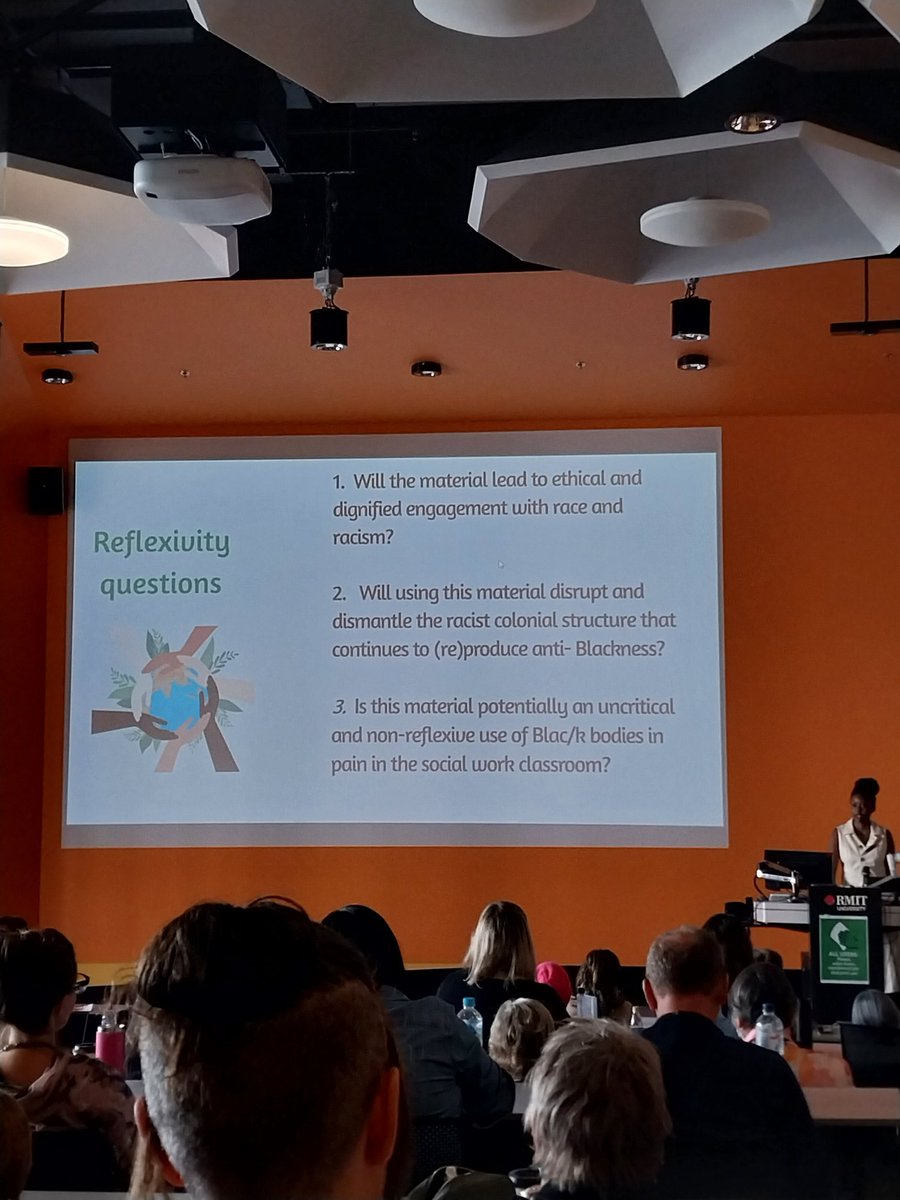 brontewaltz's tweet photo. #ANZSWWER2022 Day 2: thinking about trauma porn, the white gaze and CRT with Dr. Kathomi Gatwiri https://t.co/NnV9qlgAns