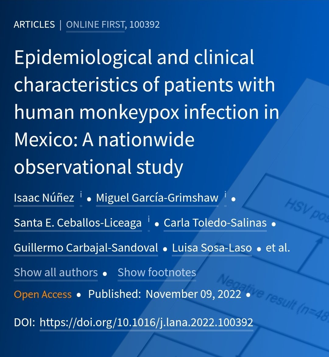 DrPacoMoreno1's tweet photo. Increible
La revista Lancet publica un estudio sobre las caracteristicas epidemiológicas de los pacientes con #ViruelaSimica en México. 
En las conclusiones se menciona la necesidad de vacunar a los gurpos de riesgo. 
El Sr. Gatell es coautor y también el que niega la vacuna. https://t.co/Iy2c73Vtl3