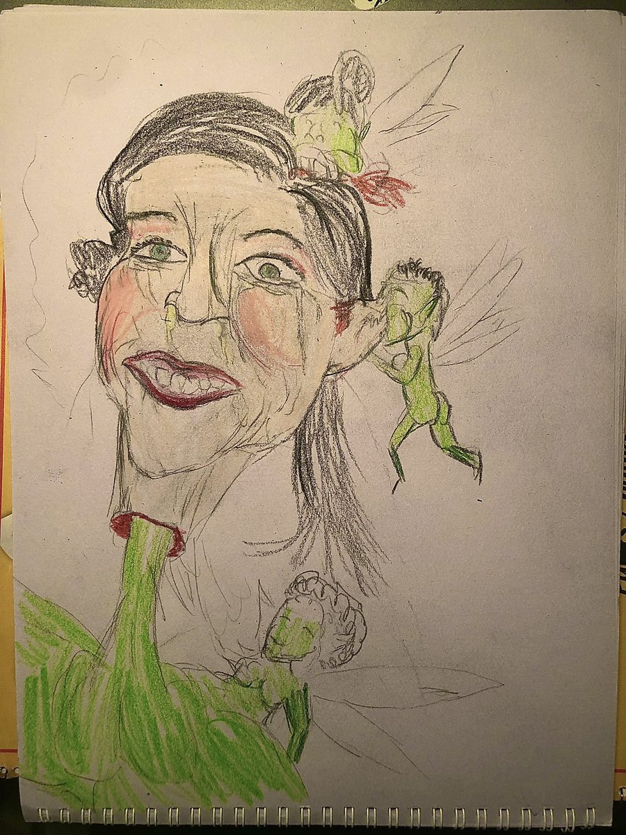 JewishCannibal's tweet photo. @Tomiko_1 Hi Tomiko, I almost finished this small fanart of a group of fairy having fun with your head and making a lunch out of it, hope you like where this is going🤣 https://t.co/XlKC5b0hjf