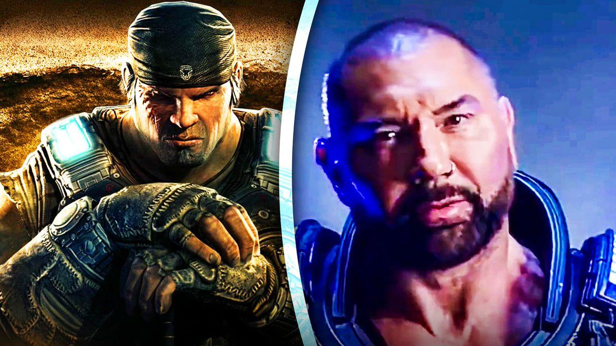 Dave Bautista suits up as #GearsOfWar's Marcus Fenix as he campaigns for a role in Netflix’s movie adaptation! Video &amp; details: thedirect.com/gaming/dave-ba…