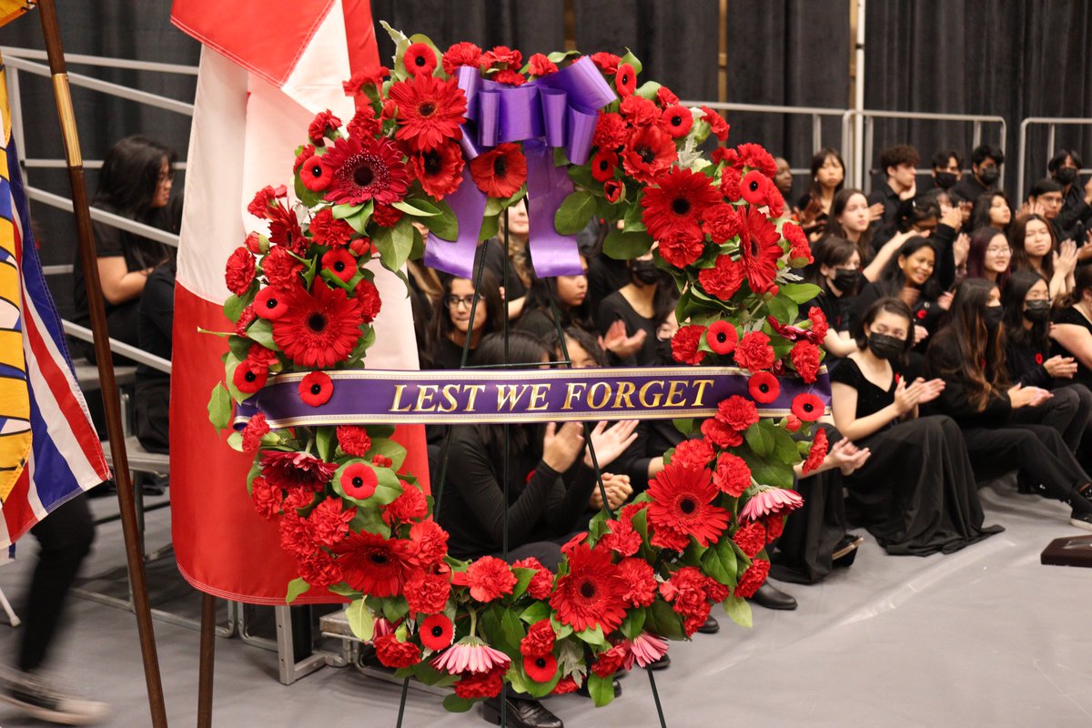 Central Remembrance Day Ceremony.  #lestweforget