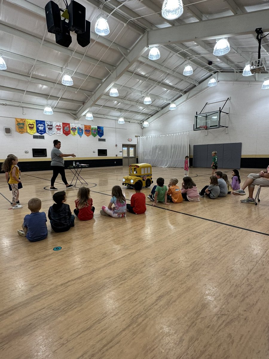 Buster the Bus came to OES and talked with the Kindergartners about bus safety. <a href="/MrsKHardin/">Kyla Hardin</a> <a href="/KarenMedana/">Karen Medana</a> <a href="/kylecraighead85/">Kyle Craighead</a> <a href="/scottlangford72/">Scott Langford</a>