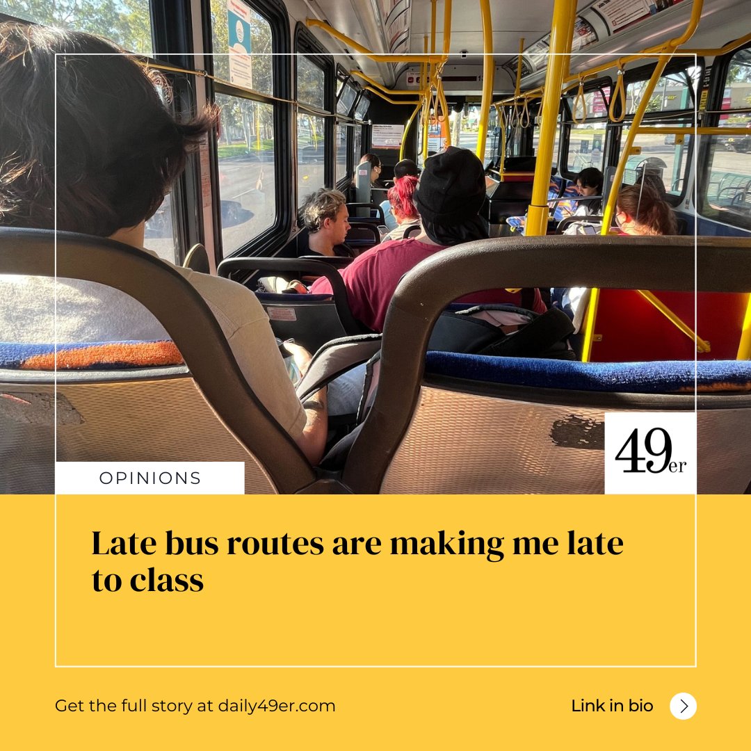 lbcurrent's tweet photo. "The LA Metro 266 bus makes me late to my Tuesday/Thursday class almost once a week. I was already late to class at least five times by the time midterms were here."
Read more at https://t.co/iQrrPmUlM1.
✍️/📷: Rosaura Montes
#Daily49er #CSULB #LAMetro #StudentCommute https://t.co/AHuQ1gJn4X