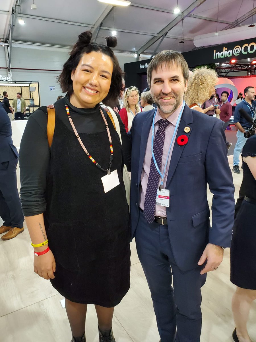 Our Youth Council member, Skw'akw'as (Sunshine), was one of the youth panellists at #COP27 discussing #ClimateLiteracy and education with Minister Guilbeault.

Learn more:
ow.ly/z62w50LABkX