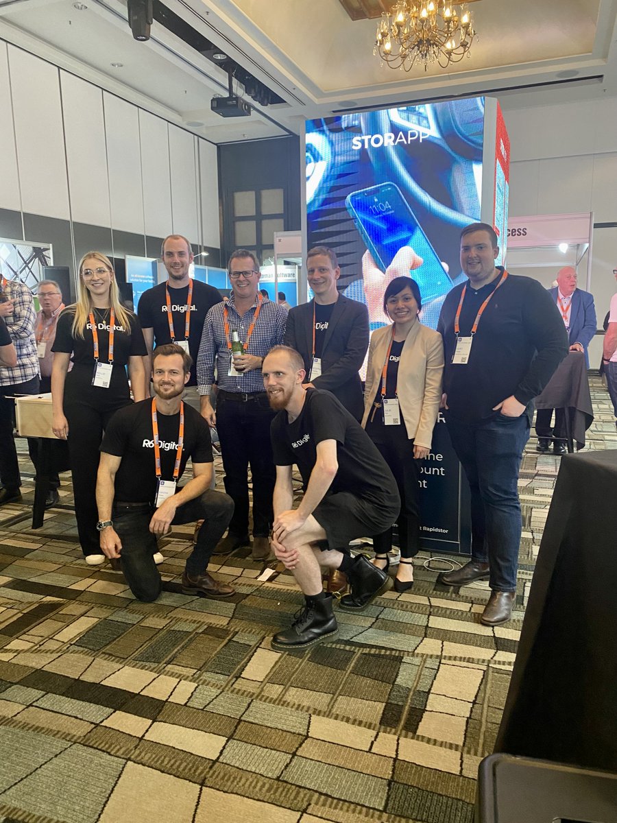Marketing_SSAA's tweet photo. Great to see so many members in the self storage industry engaging with each other over drinks at last night's Trade Show Between The flags. 🍻 #SSAAGC22 #selfstorage #tradeshow https://t.co/rkDTQZJao2