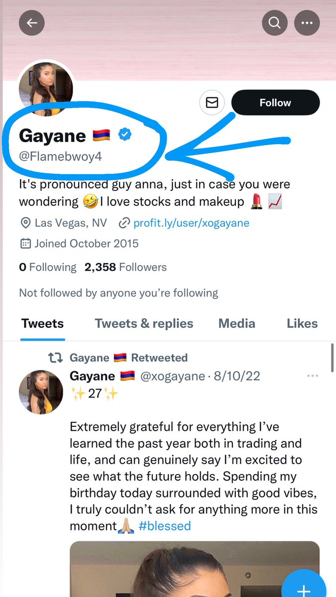 With all this Twitter Blue stuff going around, scammers are making verified pages now. Please read all the usernames carefully of people who contact you, blue checkmark or not!! Cmon Elon I love you but this is not it😩