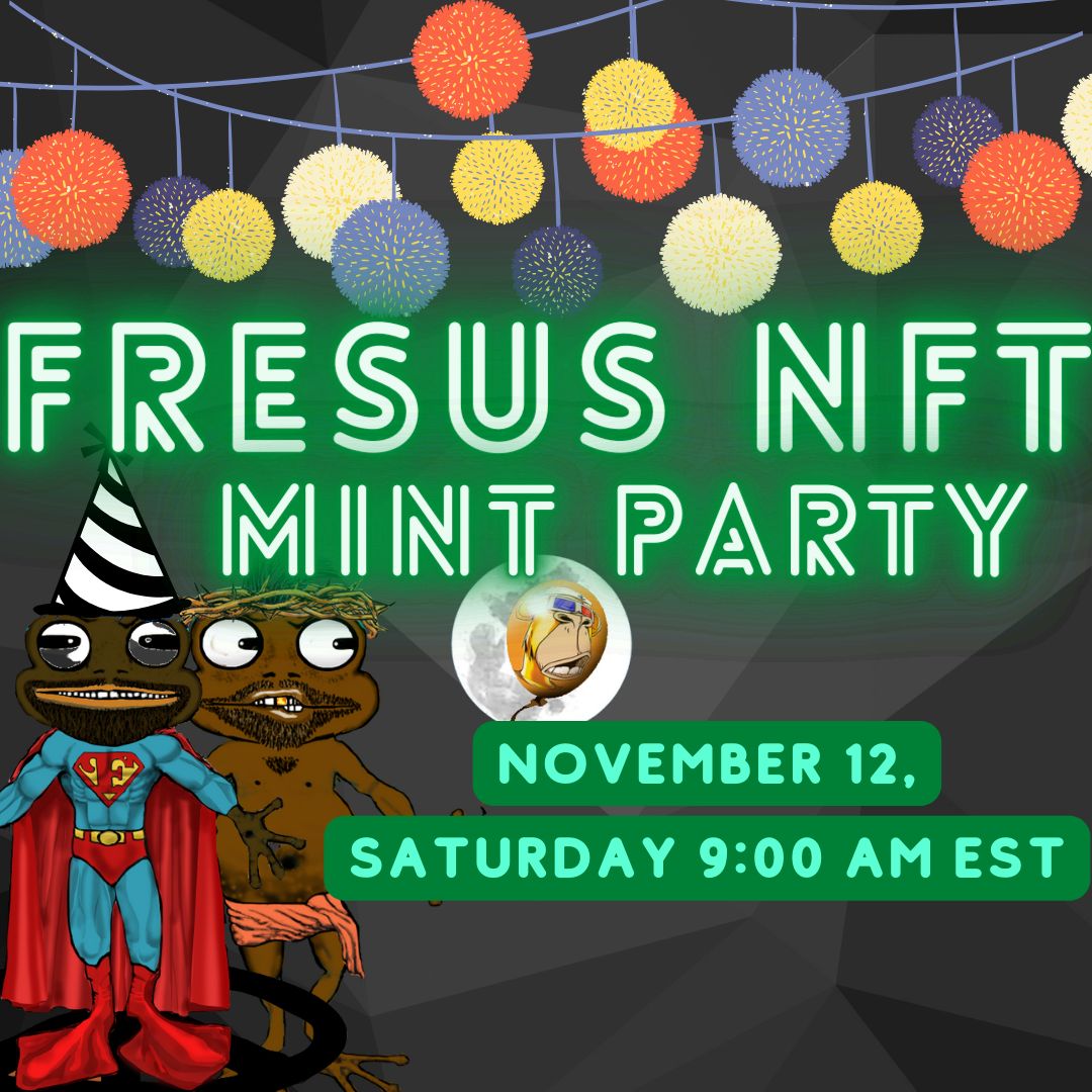 🗣️IT'S ALMOST TIME TADPOLES😱

Fresus NFT mints on November 12, 9:00 AM EST

That Saturday, we will have a HUGE minting party!

🐸Cash prizes
🐸NFT Raffles (common and RARE)
🐸Big Announcement

Set a reminder. Don't miss it!!!

x.com/i/spaces/1OdKr…
#NFTGiveaways #NFTCommunity
