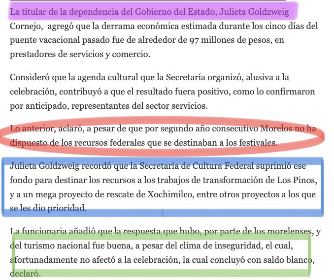 Robertobiologo's tweet photo. Pero no es la única dependencia; checa lo que declaró la secretaria #JulietaGoldzweig 2 años sin recursos para turismo y cultura. #morelos #sinidea 
::
@cuauhtemocb10 @GobiernoMorelos @STC_Morelos @Julieta_Goldz 
::
@AcaEnElShow 

:: nota aquí 
👉🏻 https://t.co/lZZvDC9V9G https://t.co/YMZT3gYvK5