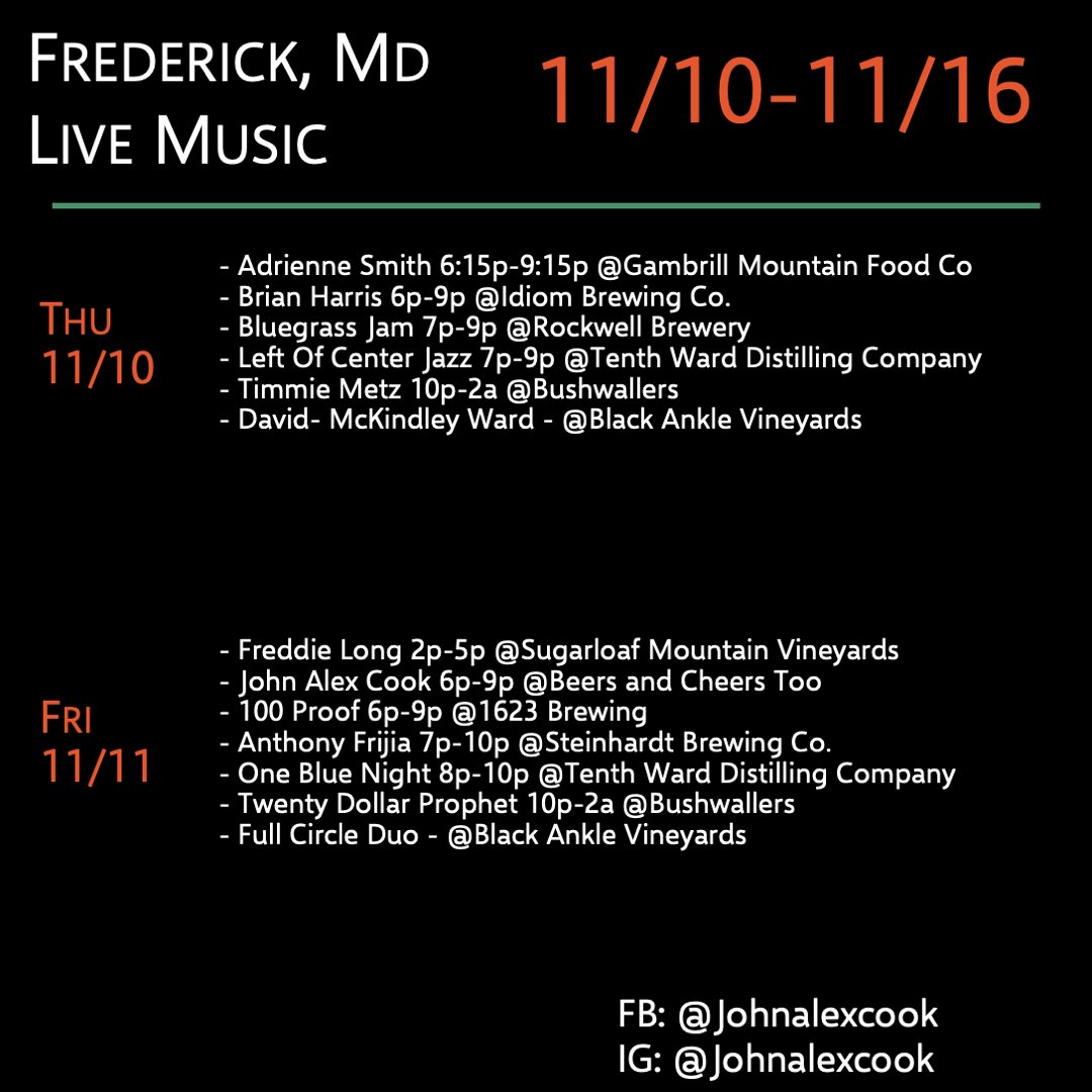 JohnAlexCook's tweet photo. Howdy folks! Come join me at Beers and Cheers Too down in Gaithersburg tomorrow night - we're going to be rocking on their patio... I hope you can find some space under the heaters, and shelter, although I'll make sure I keep things HOT! #livemusic #singersongwriter #frederickmd https://t.co/iF530fI1KC