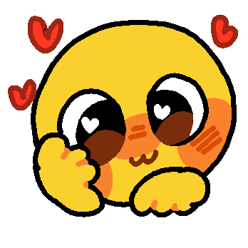 the difference from my first emoji to one of my latest ones is so fun to me tbh… giving them more color makes it look even squishier