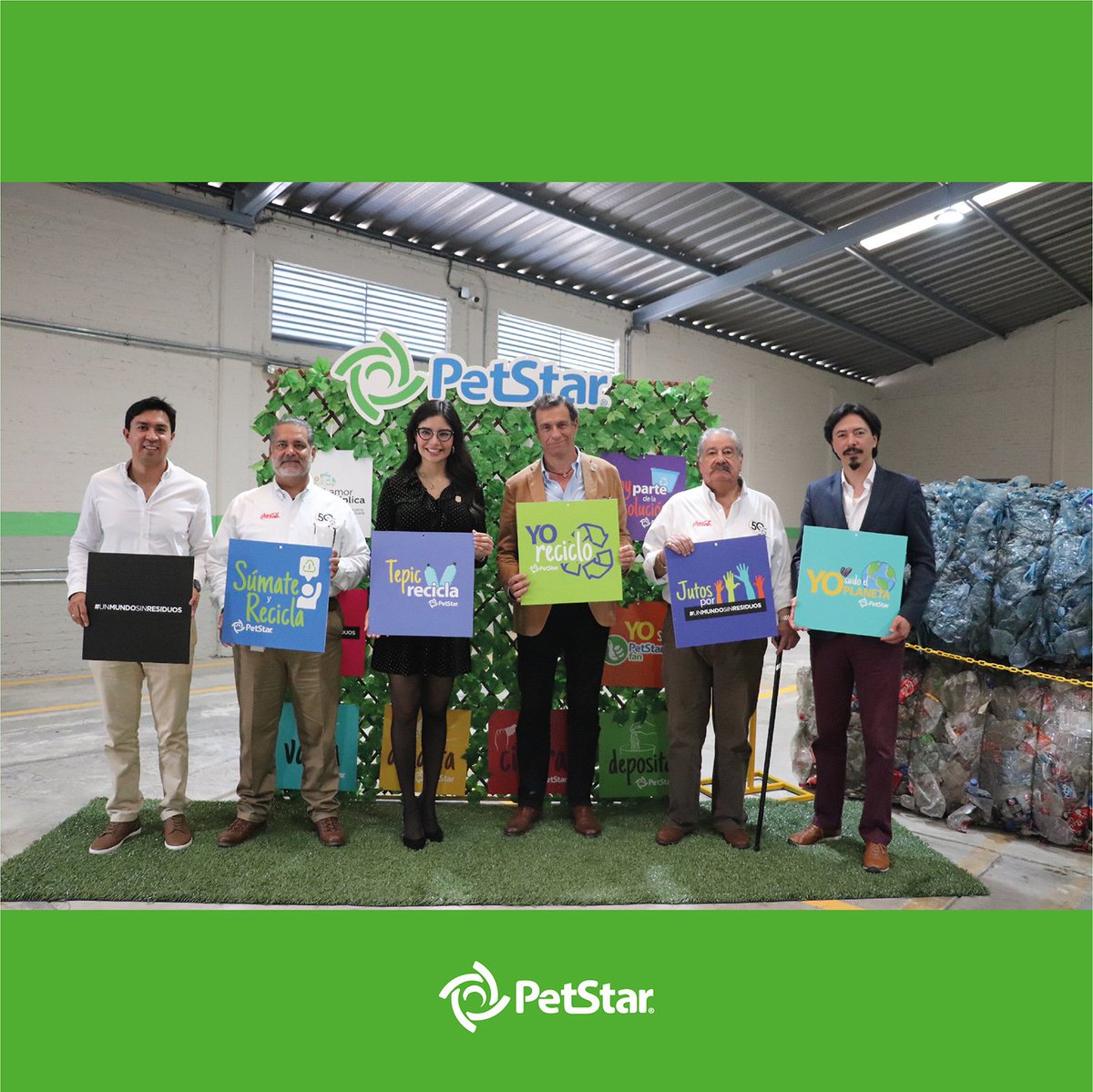 PetStar (@petstarmx) on Twitter photo En presencia de <a href="/GeraldinePonceM/">Geraldine Ponce</a>, Alcaldesa de #Tepic, inauguramos en conjunto con <a href="/SomosCocaCola/">Industria Mexicana de Coca-Cola</a>, nuestro nuevo Centro de Acopio de envases de PET, en el que acopiaremos más de 63 millones de botellas de PET al año 💚♻️
¡Felicidades!
Tour por #UnMundoSinResiduos En presencia de <a href="/GeraldinePonceM/">Geraldine Ponce</a>, Alcaldesa de #Tepic, inauguramos en conjunto con <a href="/SomosCocaCola/">Industria Mexicana de Coca-Cola</a>, nuestro nuevo Centro de Acopio de envases de PET, en el que acopiaremos más de 63 millones de botellas de PET al año 💚♻️
¡Felicidades!
Tour por #UnMundoSinResiduos