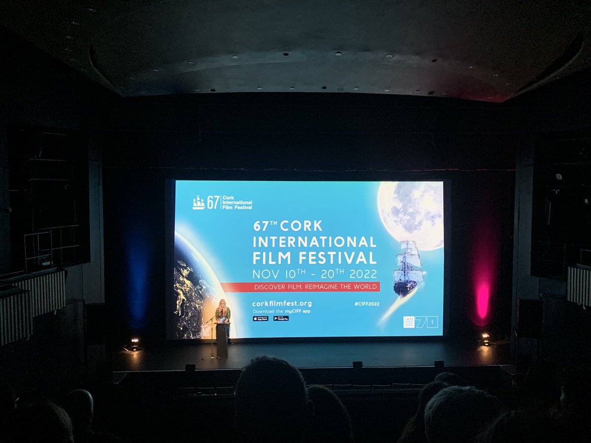AoibhieM's tweet photo. What a fab night in @CorkOperaHouse at the 67th @CorkFilmFest Congratulations to all the team behind the Festival and the outstanding opening night film, โAishaโ, the lived realities of Direct Provision handled with care, dignity and nuance by Director @frankberryirl #CIFF22 https://t.co/SzS56eNm6b