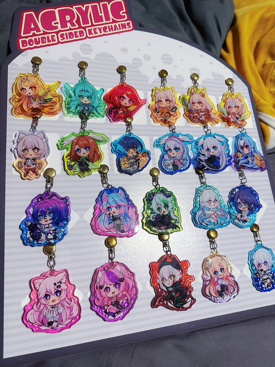 「New display board for my keychains is he」|🅶🅸🅶🅸🛠🐇SAKURACON AA2133のイラスト