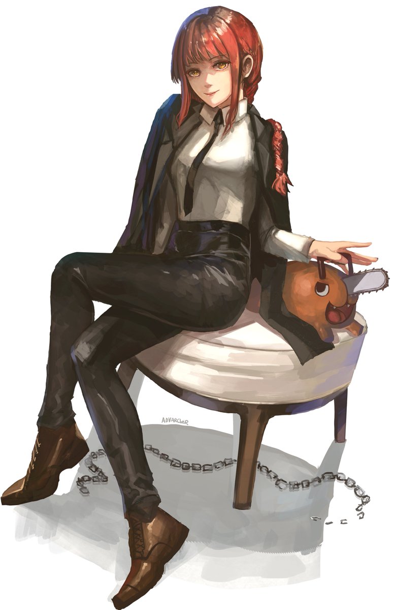 マキマ(チェンソーマン) ,ポチタ(チェンソーマン) 「Makima#chainsawman 」|advarcherのイラスト