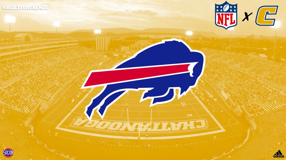 GoMocsFB's tweet photo. Always great to have the @NFL in Chattanooga. Thanks to the @Chiefs, @ChicagoBears, and @BuffaloBills for stopping by today❕
#RepTheC | #BuiltForTheNFL https://t.co/iVRkF1V4nC