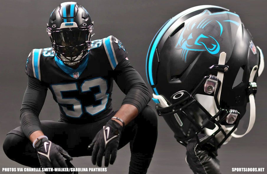 Carolina Panthers Unveil Glorious New Black Alternate Helmet