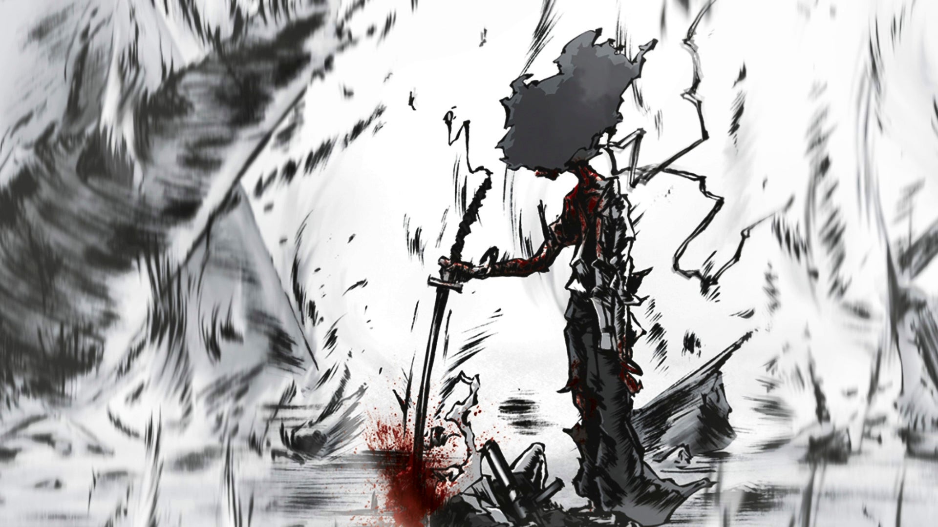 Takashi Okazaki Afro Samurai by Florinfni on DeviantArt