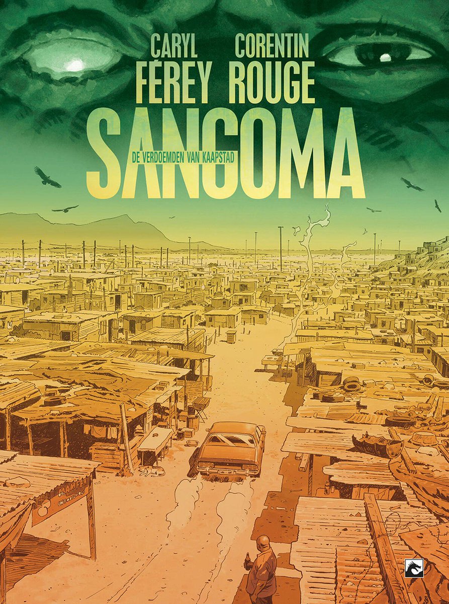 stripland_BENL's tweet photo. 20 jaar na het afschaffen van de apartheid, worstelt #ZuidAfrika nog steeds met de littekens van het oude systeem. Ongelijkheid en verdeling tussen blanke eigenaren en zwarte arbeiders zijn is er nog steeds. #Sangoma - De Verdoemden van #Kaapstad - is nu te koop. #Rouge #Ferey https://t.co/ETupWjpjhR