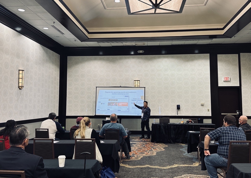 ViscosityNA's tweet image. That&apos;s a wrap at another amazing #ECO conference! Thank you to the @EastCoastOracle for hosting &amp;amp; to all those who came to see our sessions! We&apos;ll see you at #ECO23! 

#vna22 #orcldb #orclAPEX #OraPub