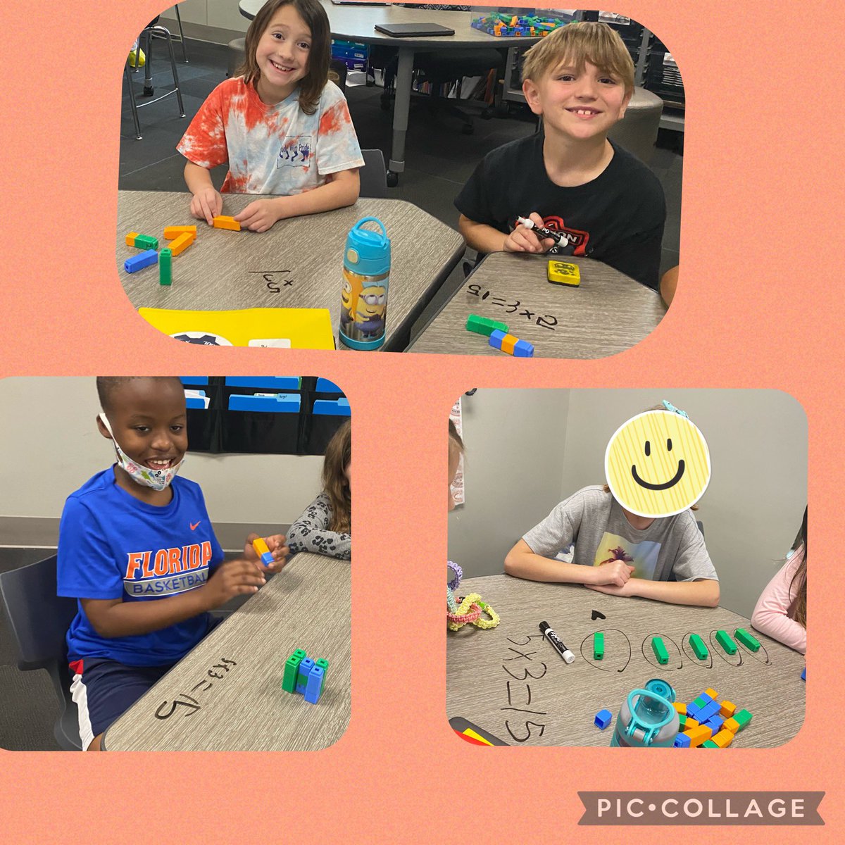 MrsKPirani's tweet photo. Multiplication strategies + Uni-fix cubes =  Happy 3rd grade scholars!!  @canSTEM #BeCannonProud https://t.co/cy4SnfcVxr