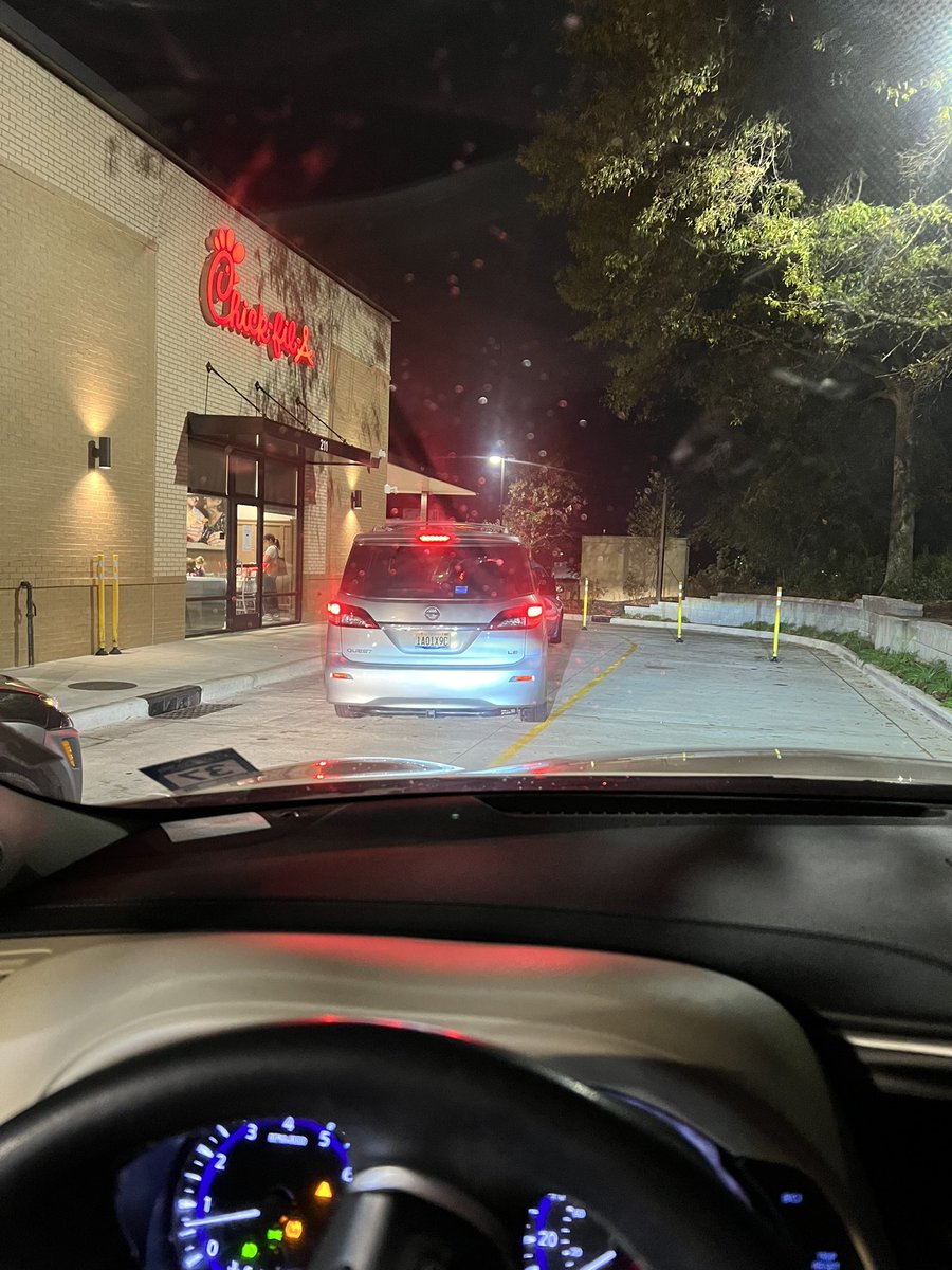 Oh <a href="/ChickfilA/">Chick-fil-A, Inc.</a> in Homewood, Alabama once again your inefficiency astounds me. Spend countless amounts of money to tear down and rebuild this location with two lanes in the drive thru only to put cones up and turn it back into one lane with 19 cars in the line. #bebetter