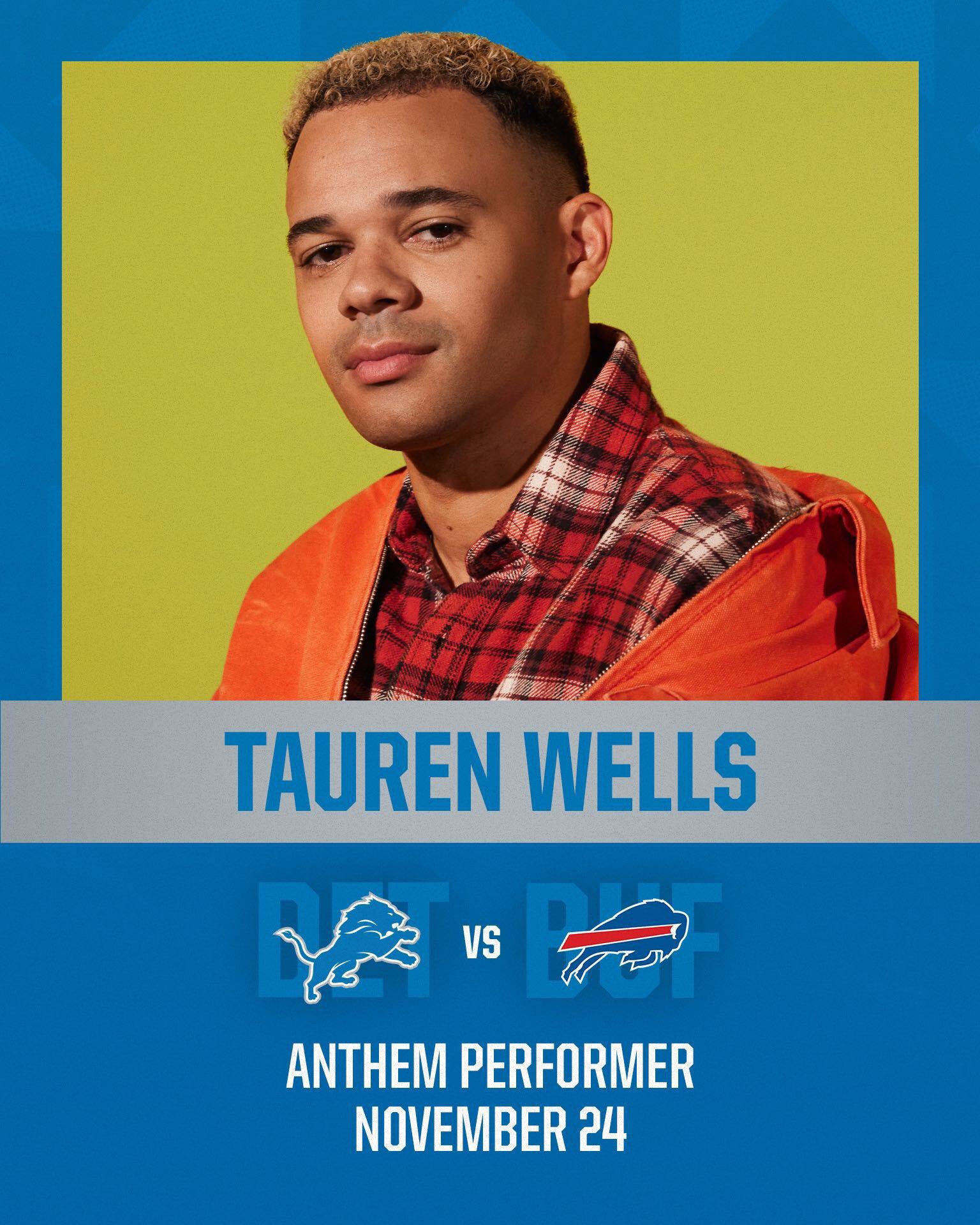 Detroit Lions on Twitter "Platinumselling recording artist and 10