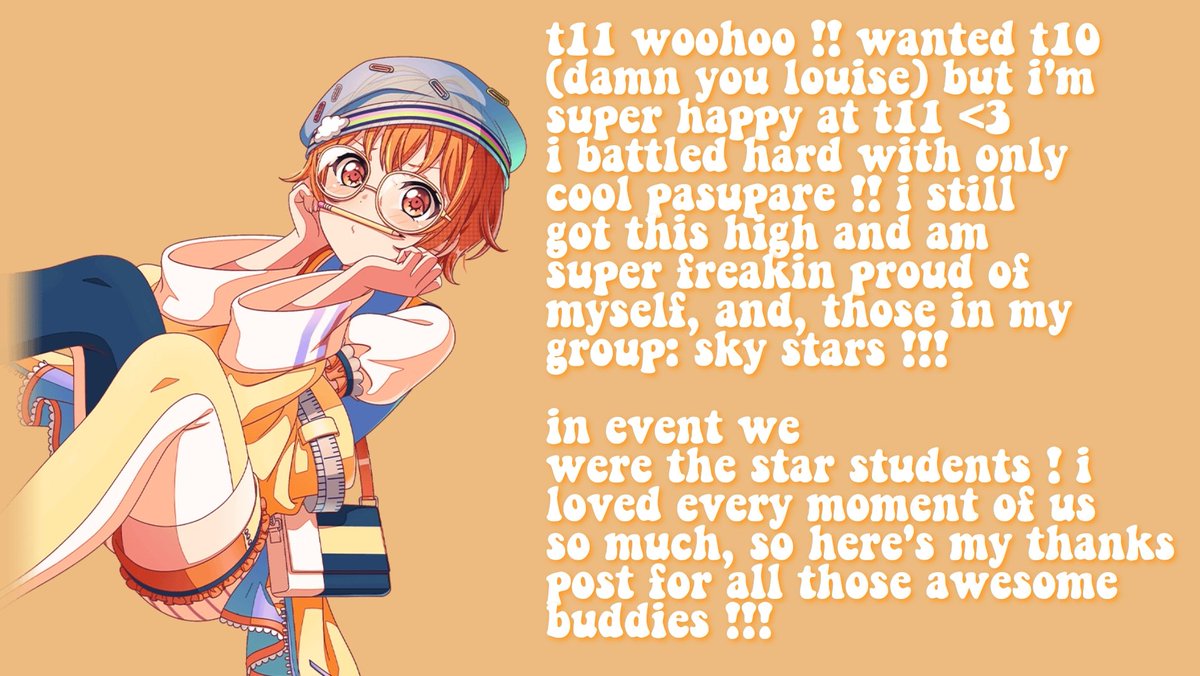 pinksiesss's tweet photo. t11 ; teach me hina-chan-sensei !

always dreamed of making a celebratory post <33 and here it is !! a huge, huge, hugee thanks to sky stars !!!!! can't wait for our next event to kick some more ass >:D

link to twtlonger - https://t.co/UMY42N2woN https://t.co/8Y5AUSPpgf