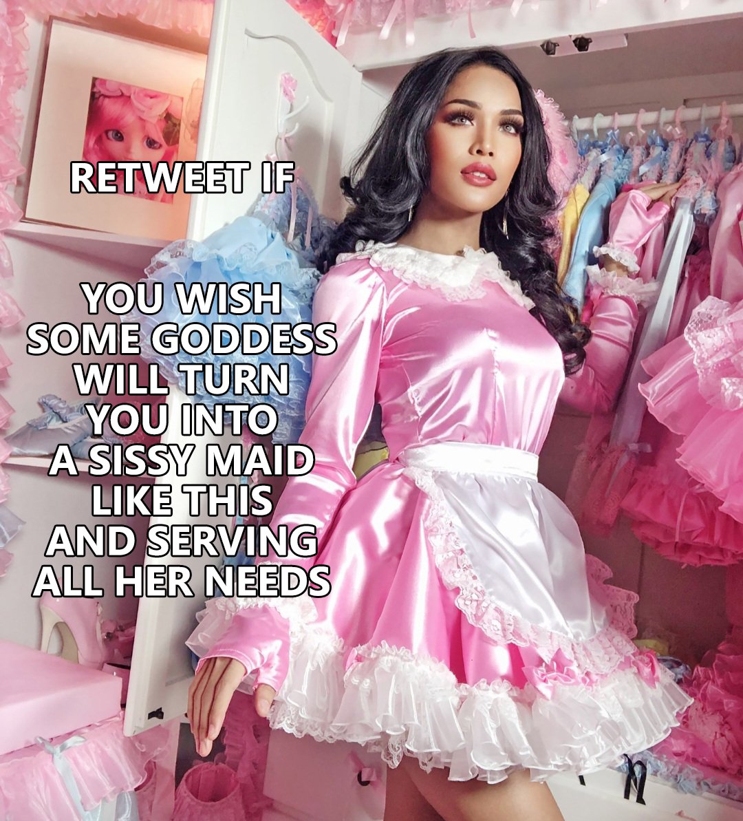 Sissy Andrea on Twitter: "Have you ever wish a goddess will turn you ...